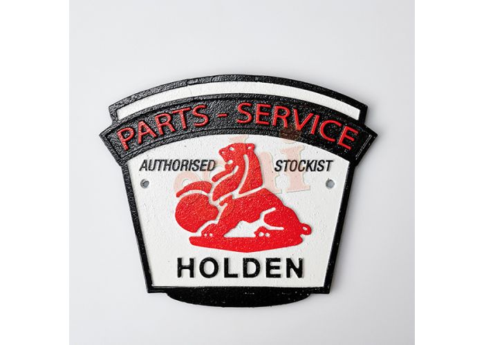 Cast Iron Sign - Holden Parts & Service