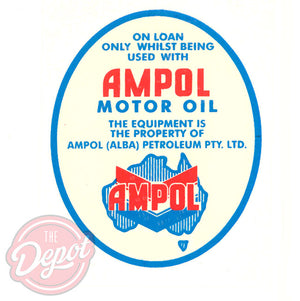 Water Transfer - 'AMPOL MOTOR OIL' suit Hyboy Pumps