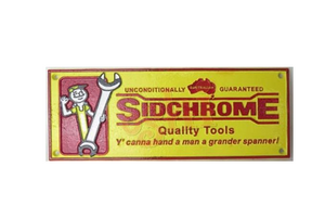 Cast Iron Sign - Sidchrome