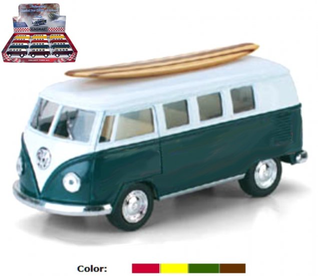 1:32 1962 Volkswagen Bus W/Surfboard