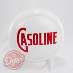 Bowser Globe (Opal Glass) - Gasoline