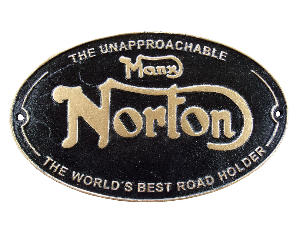Cast Iron Sign - Norton