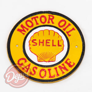Cast Iron Sign - Shell (Yellow)