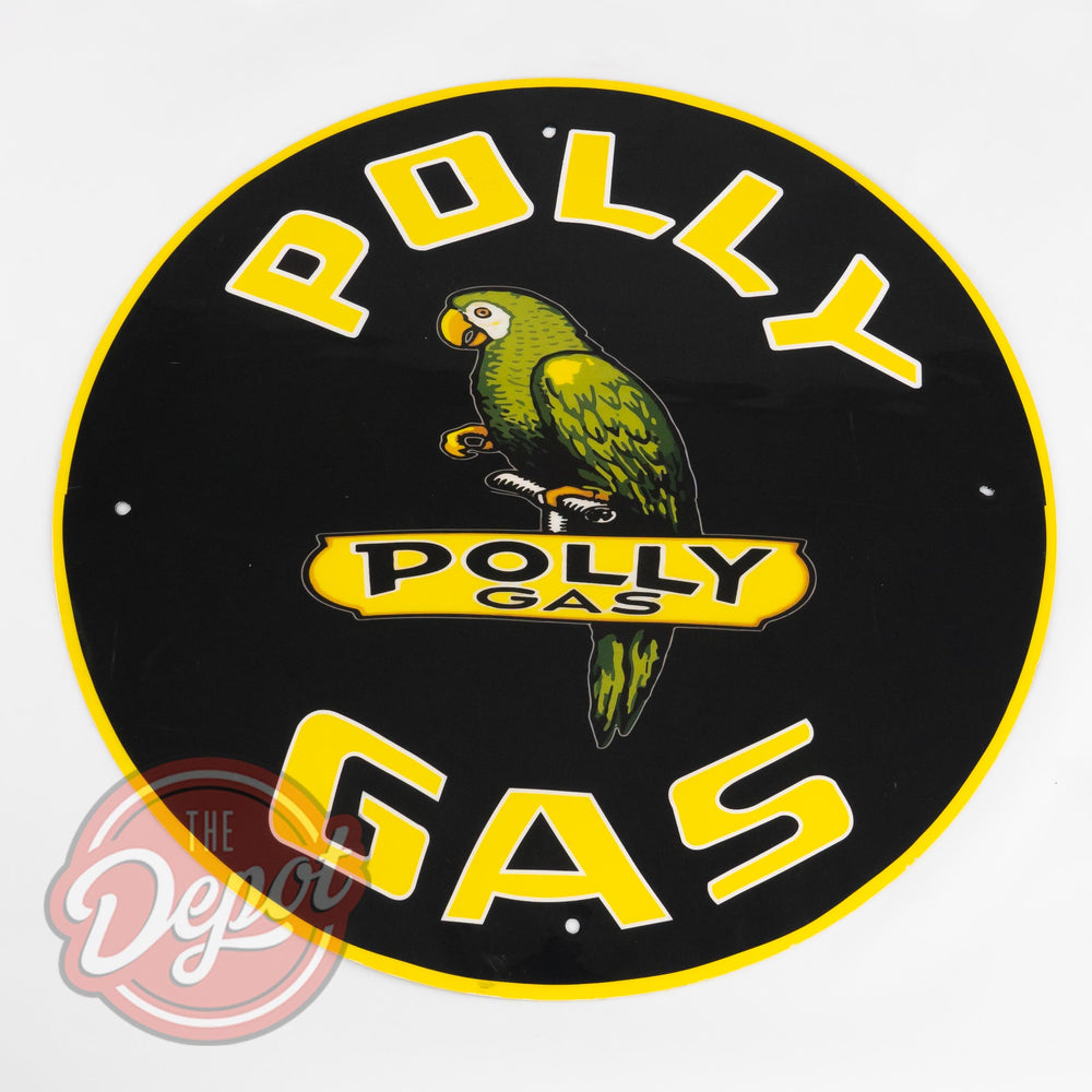 Acrylic Coated Sign - Polly Gas