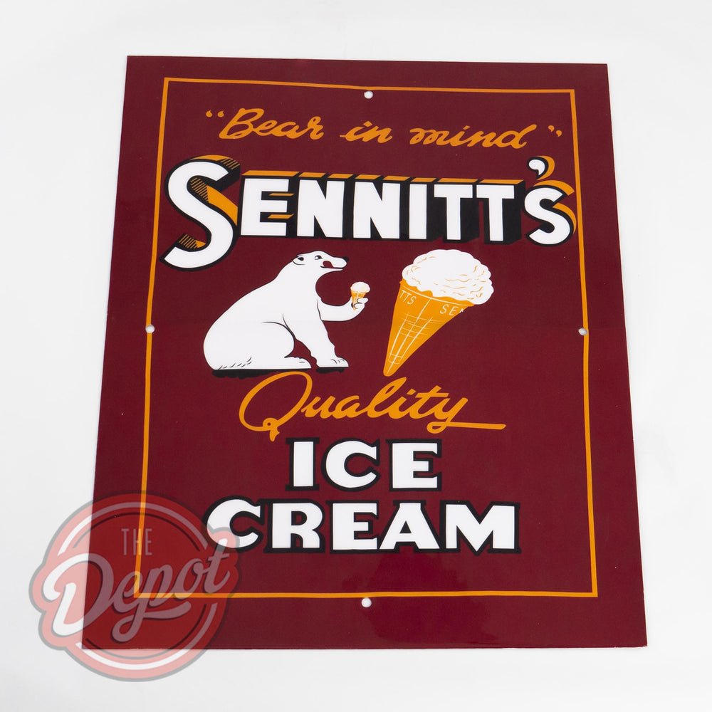 Acrylic Coated Sign - Sennitt's Ice Cream