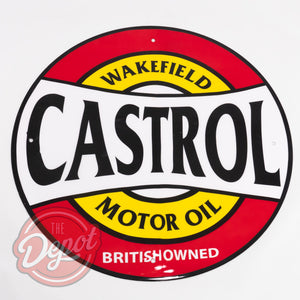 Acrylic Coated Sign - Castrol Wakefield Round