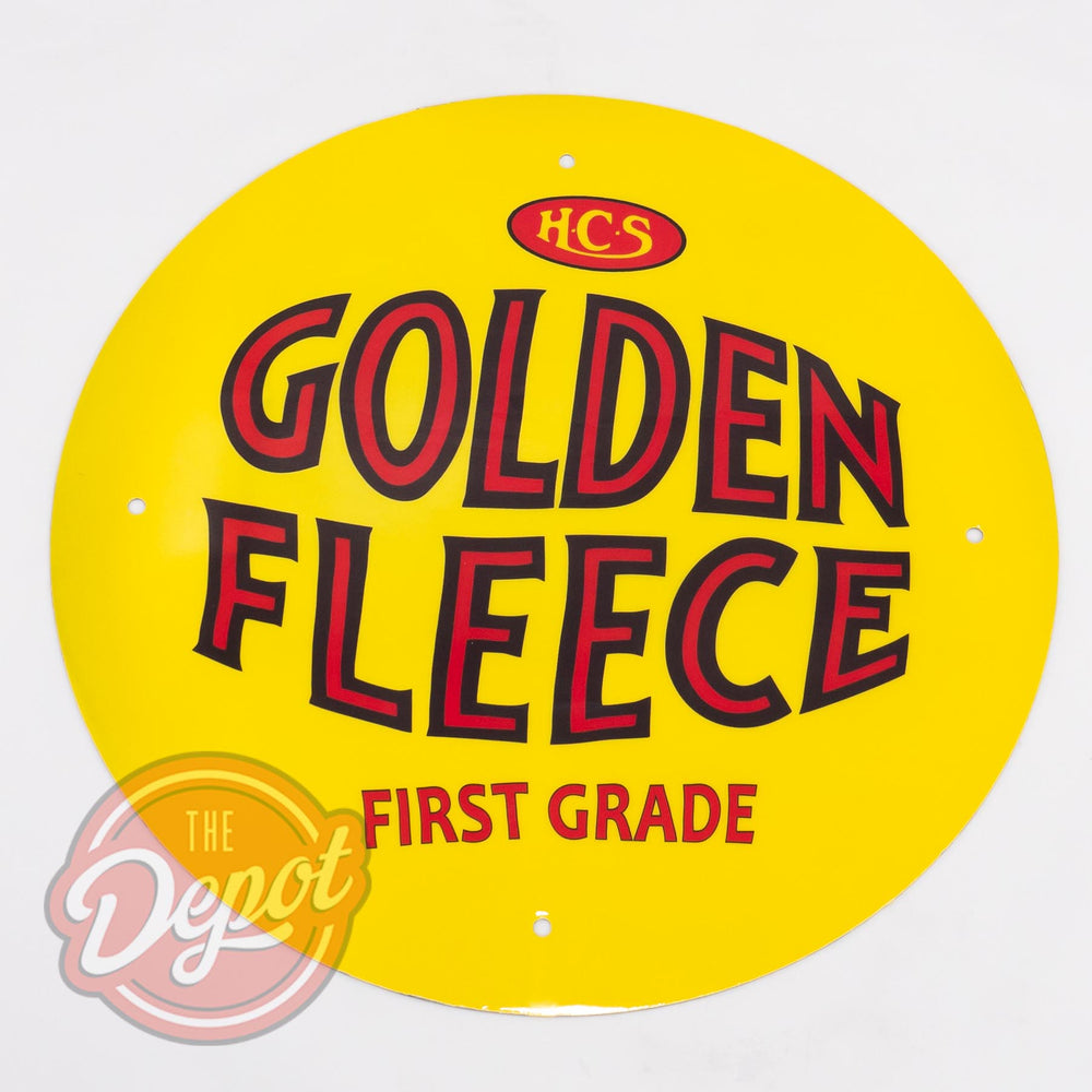 Acrylic Coated Sign - Golden Fleece First Grade
