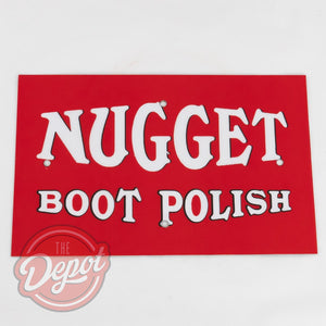 Acrylic Coated Sign - Nugget Boot Polish