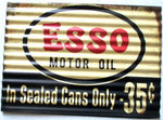 Corrugated Sign - Esso Motor Oil