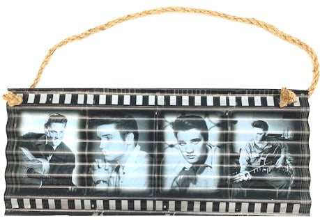 Corrugated Sign - Elvis Film Strip