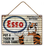 Corrugated Sign - Esso Tiger