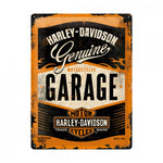 Harley Davidson Garage Metallic Sign (Large)