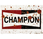 Tin Sign - Champion Spark Plugs (Heritage)