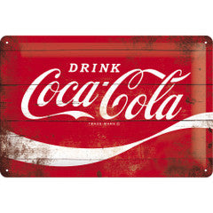 Coca-Cola Red Wave Sign (Medium)