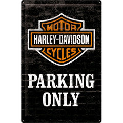 Tin Sign - Harley Davidson Parking Only (XL)