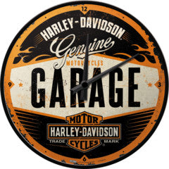 Harley Davidson Garage Wall Clock