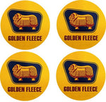 Golden Fleece Coasters (set of 4)