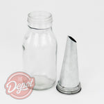 Reproduction Glass Oil Bottle - Cleanskin 1 Litre