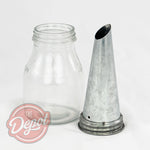 Reproduction Glass Oil Bottle - Cleanskin Pint