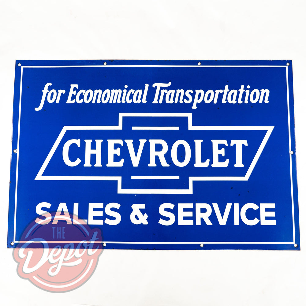 Retro Enamel Sign - Chevrolet