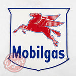 Retro Enamel Sign - MobilGas Shield