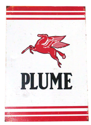 Tin Sign - Plume Pegasus