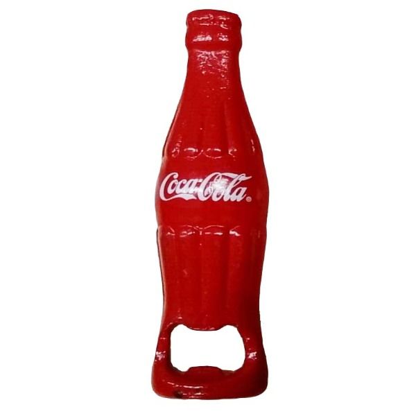 Cast Iron Bottle Opener - Coca Cola Red (Bottle)
