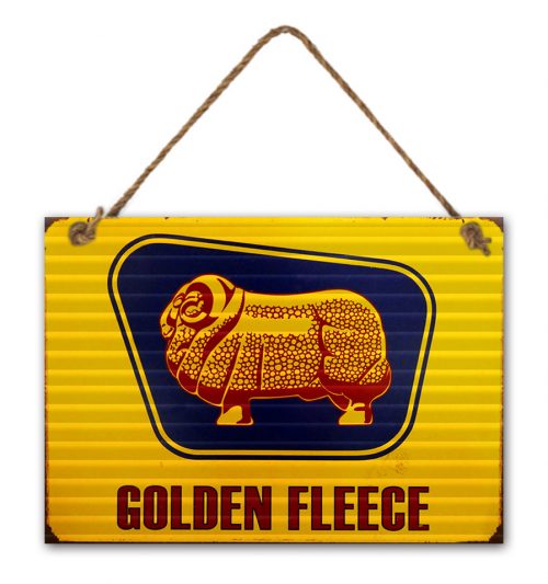 Corrugated Sign - Golden Fleece