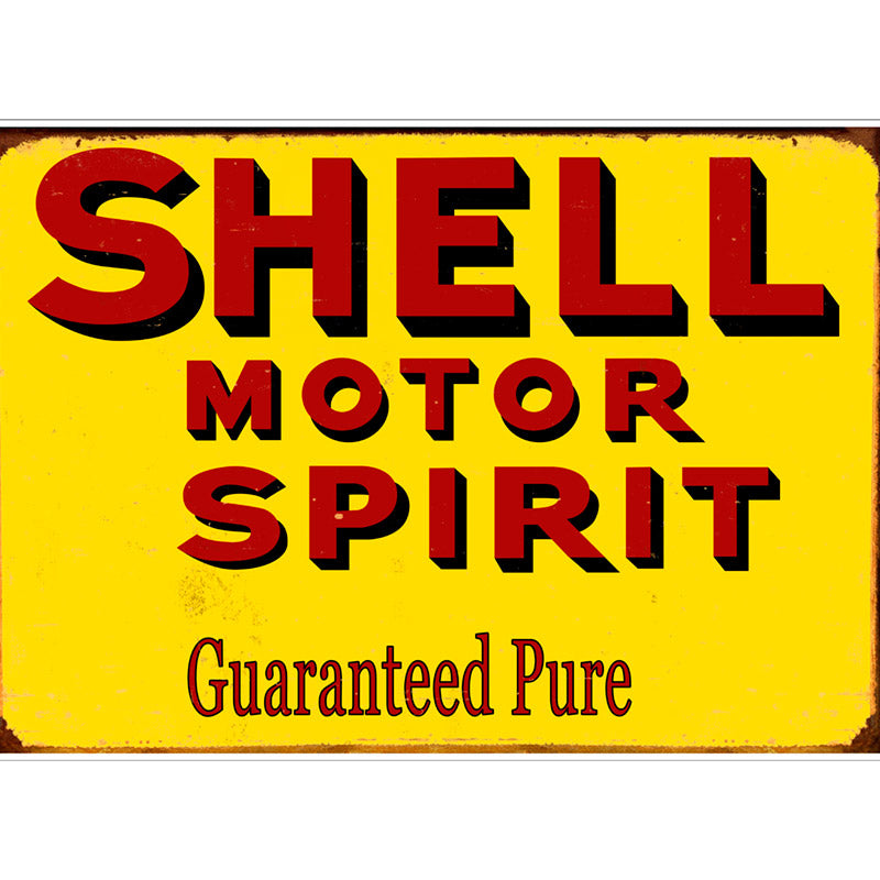 Tin Sign - Shell Motor Spirit