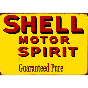 Tin Sign - Shell Motor Spirit