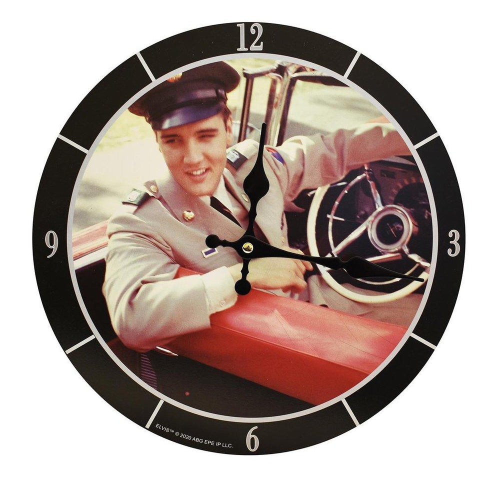 Elvis Clock - Army in Car