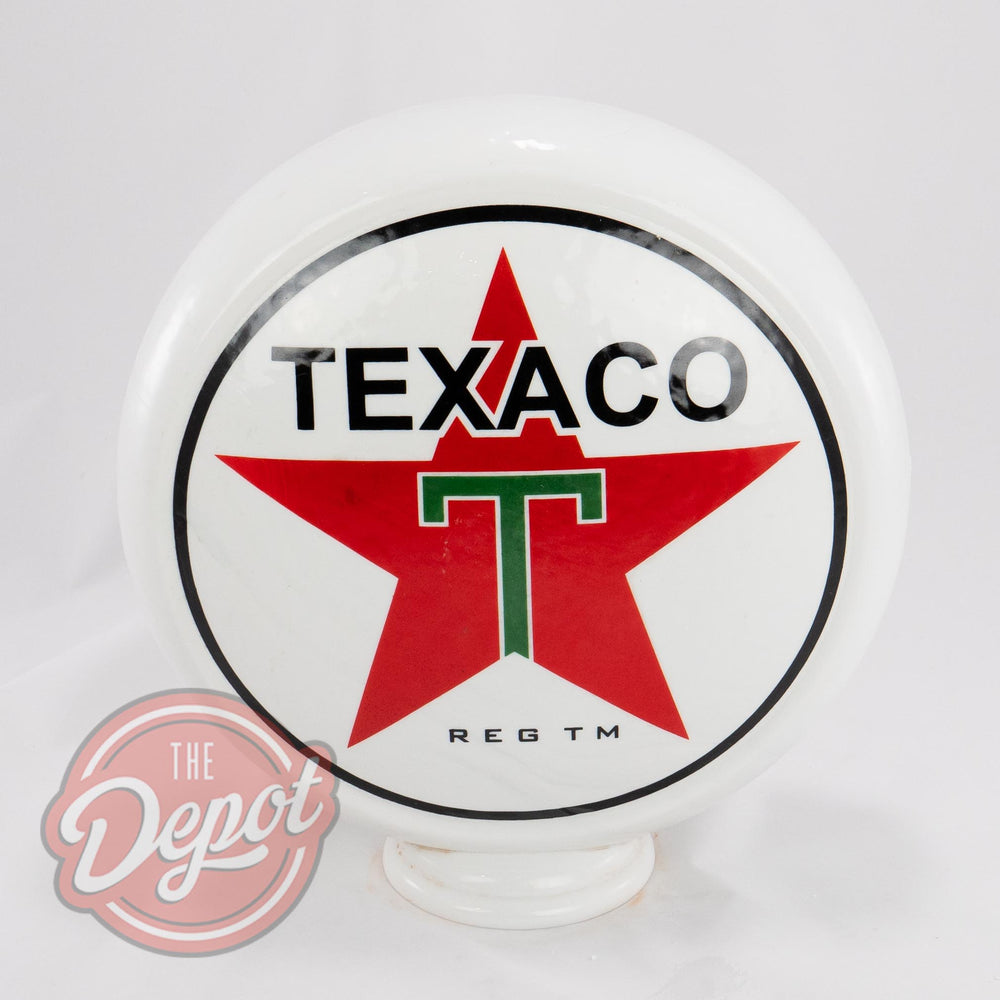 Bowser Globe (Opal Glass) - Texaco
