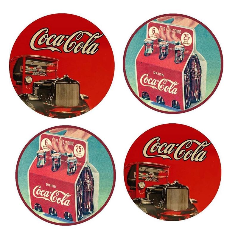 Coca Cola Coasters (set of 4)