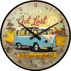 Volkswagen "Let's Get Lost" Wall Clock
