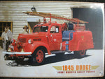 Tin Sign - Dodge Fire Truck