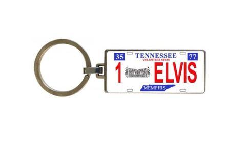 Elvis Keyring - Licence Plate 1