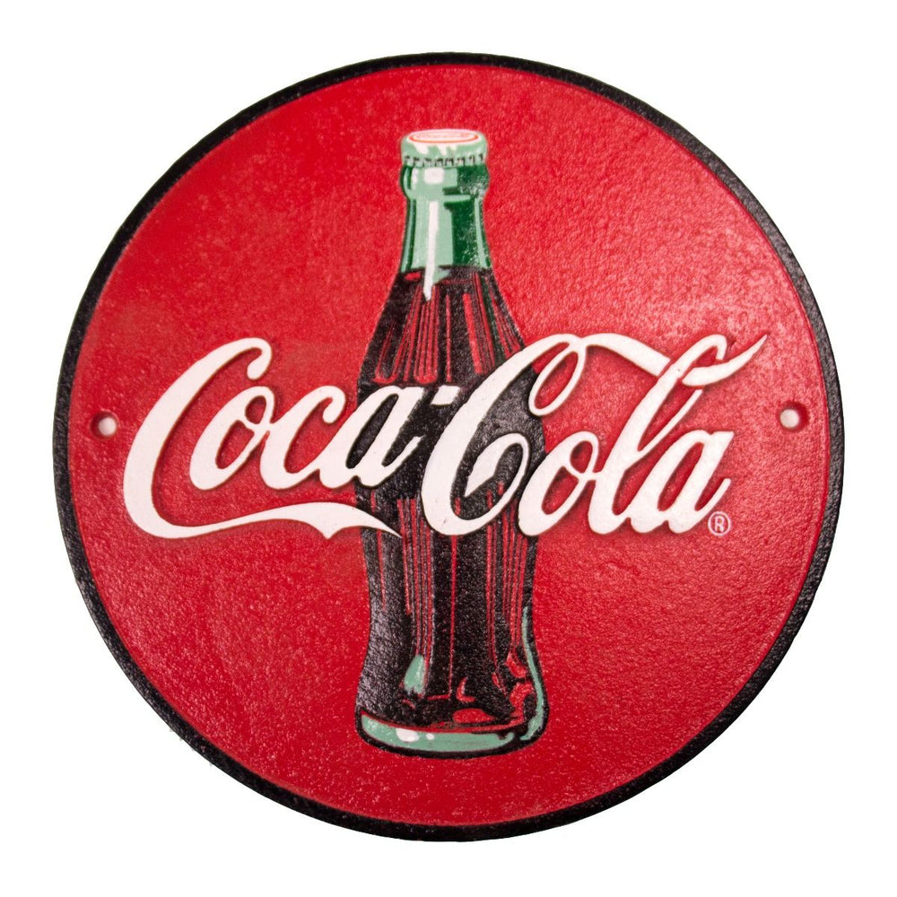 Cast Iron Sign - Coca Cola