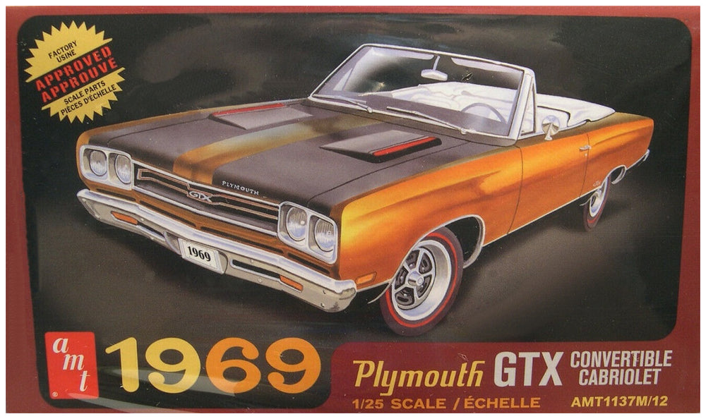 1969 Plymouth GTX Convertible 2T Plastic Model Kit
