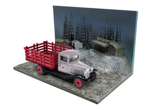 1930 Texaco Chevy Stakebed Diorama 1:43 Model