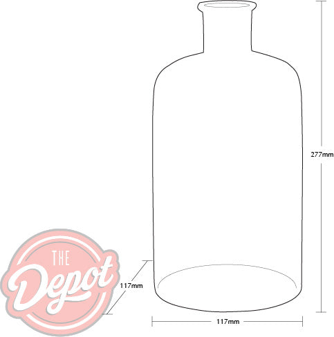 Glass Decanter - Caltex (Large)