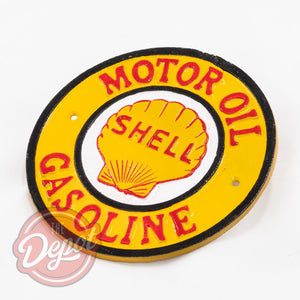 Cast Iron Sign - Shell (Yellow)