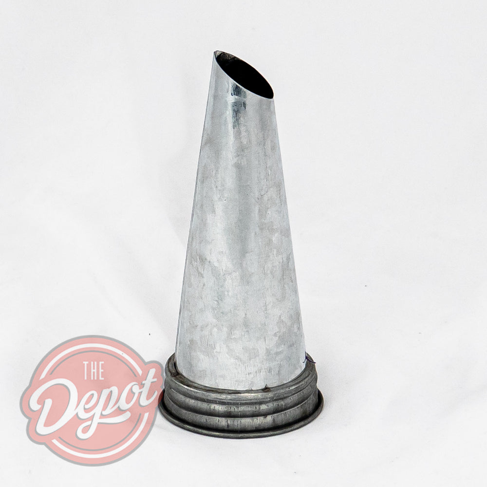 Reproduction Glass Oil Bottle - Raw Funnel