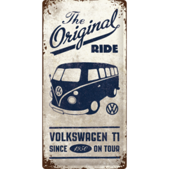 Tin Sign - VW Bulli "The Original Ride" (Long)