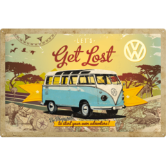 Tin Sign - VW Let's Get Lost (XL)