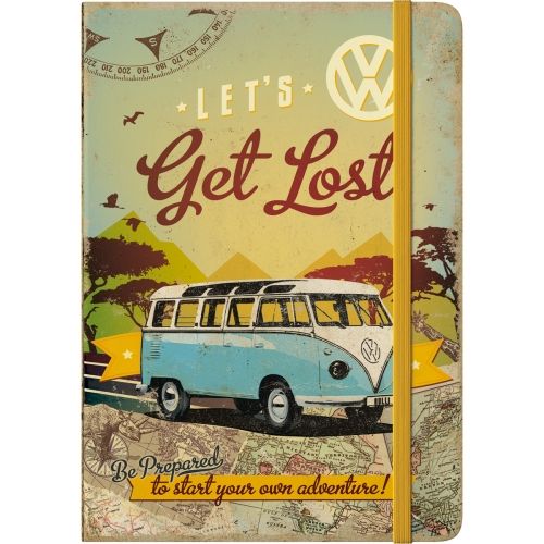 A5 Notebook - Let's Get Lost