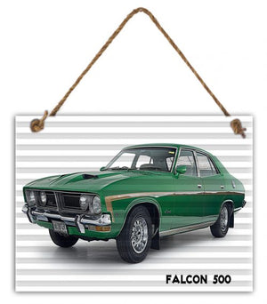 Corrugated Sign - Ford Falcon 500