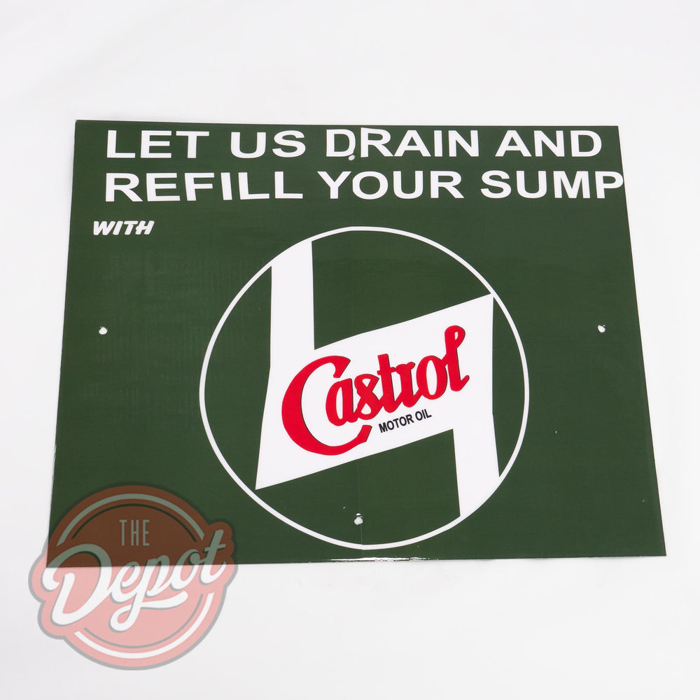 Acrylic Coated Sign - Castrol