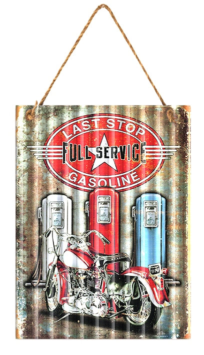 Corrugated Sign - Last Fuel Stop
