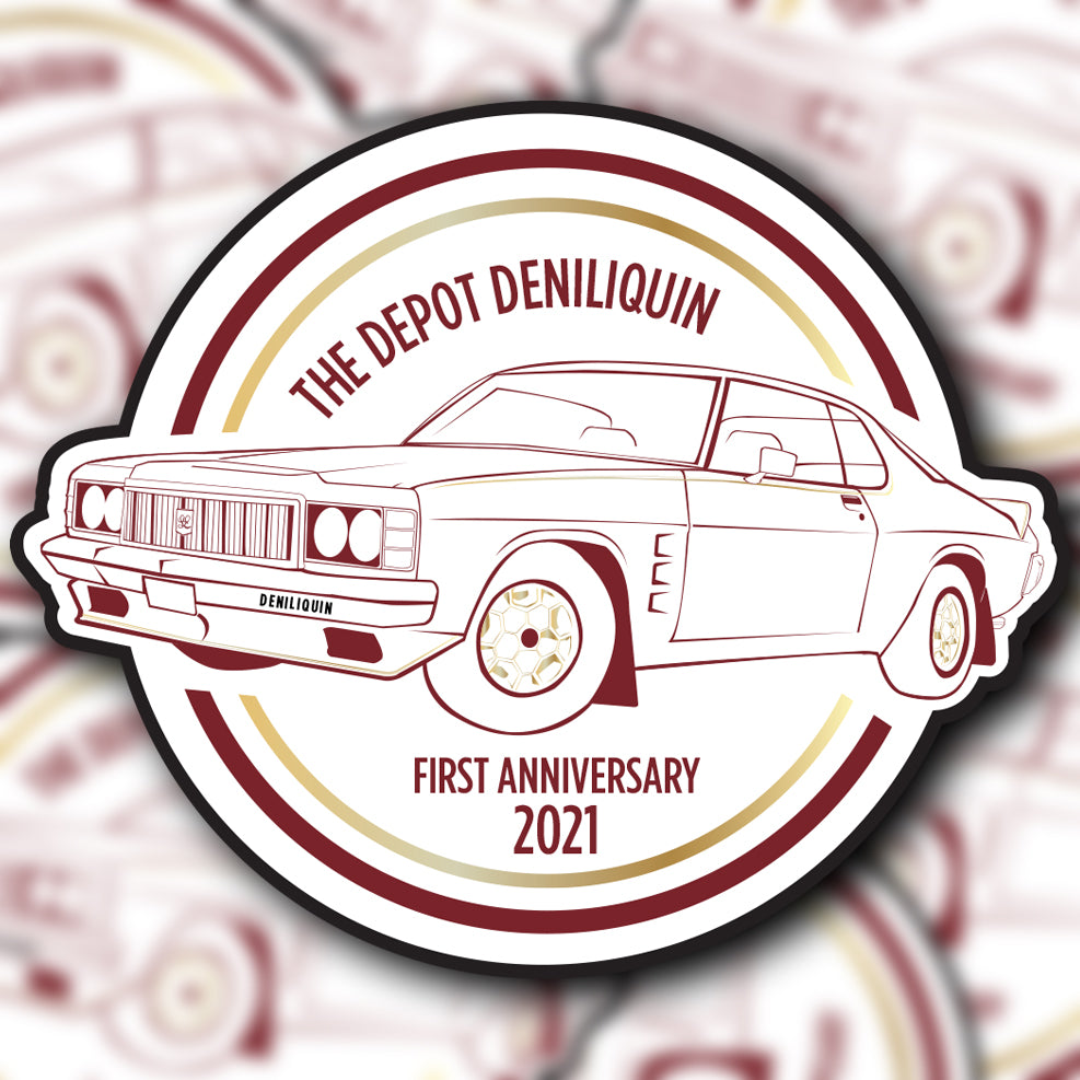 The Depot First Anniversary Stickers - Monaro LE