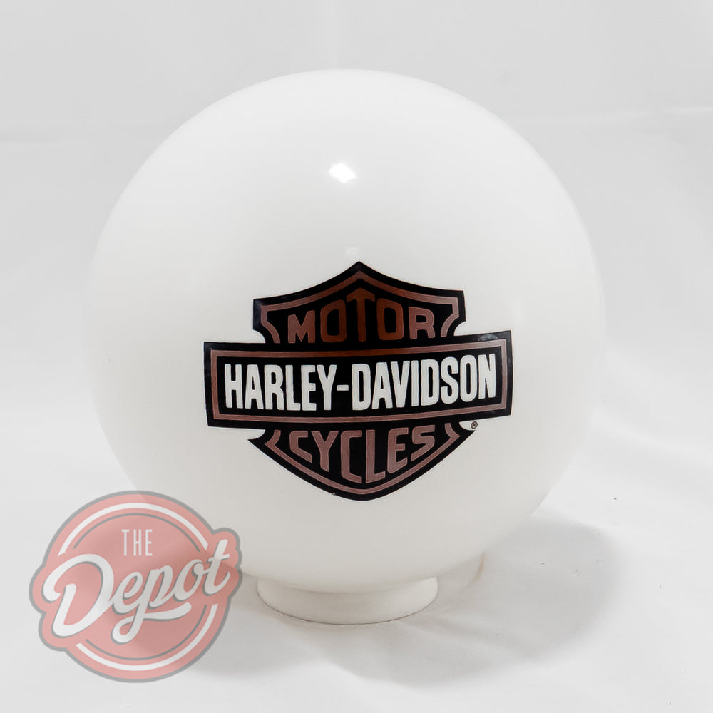 Bowser Globe (Round Opal) - Harley Davidson